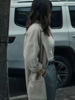 Karla Dixon Reacher S02 Trench Coat Side View
