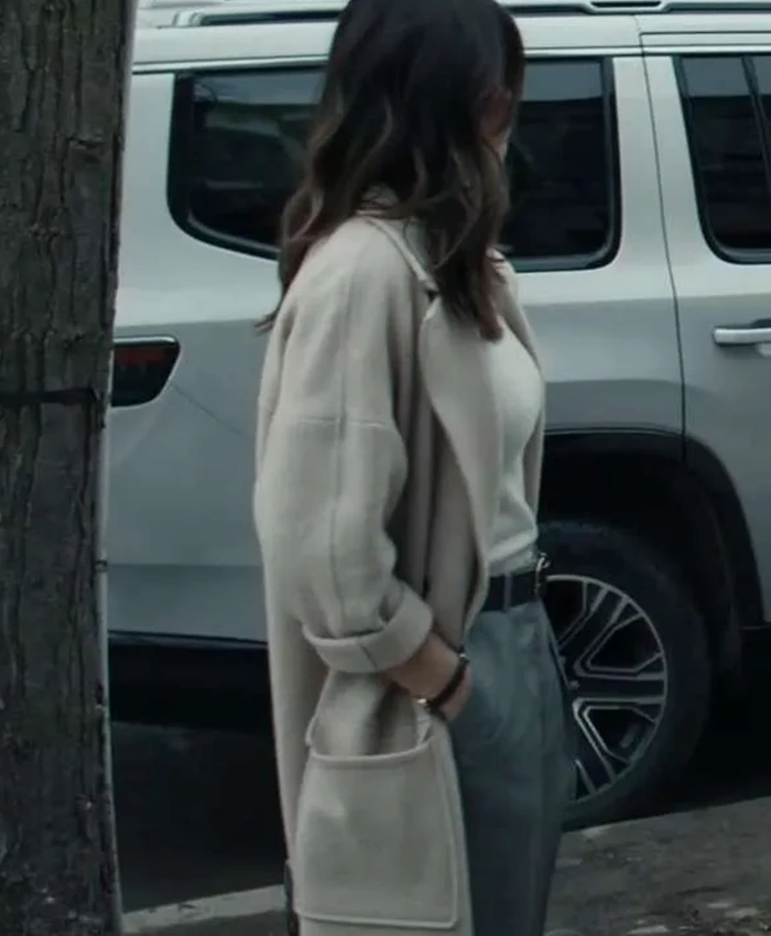 Karla Dixon Reacher S02 Trench Coat Side View