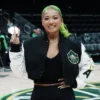 Kayce Kirihara WNBA Seattle Storm Team Cropped Jacket front view