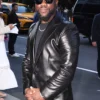 Kevin Hart 72 Hours Premiere Black Leather Blazer Side View