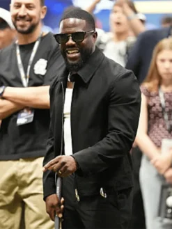 Kevin Hart Fanatics Fest NYC 2026 Black Jacket Front View