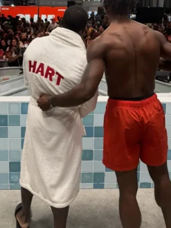 Kevin Hart Fanatics Fest NYC 2026 White Robe Back View