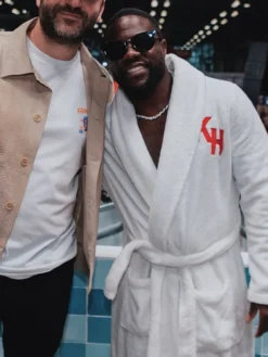 Kevin Hart Fanatics Fest NYC 2026 White Robe Left View