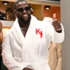 Kevin Hart Fanatics Fest NYC 2026 White Robe Side View - NY American jacket
