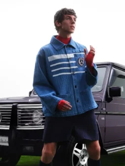 KidSuper x Mercedes-Benz Denim Blue Jacket