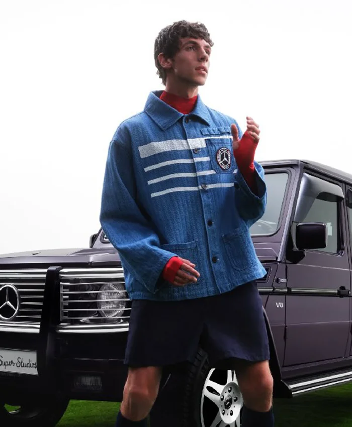 KidSuper x Mercedes-Benz Denim Blue Jacket