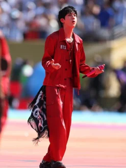 Kim Seok-jin FIFA World Cup Final Halftime Show Jacket Side View
