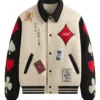 Kith x Batman Joker Wool Coaches Sandrift Jacket