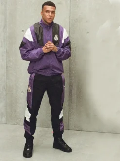 Kylian Mbappe EA FC 27 Purple Adidas Real Madrid Tracksuit side profile