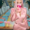 Kylie Jenner x Dunkin Pink Blazer