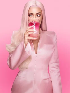 Kylie Jenner x Pink Dunkin Blazer