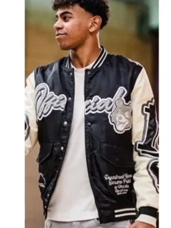 Lamine Yamal BoohooMAN Teddy 2026 Bomber Jacket side view with details