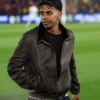 Lamine Yamal Louis Vuitton Jacket Side View