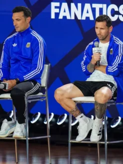 Leo Messi Fanatics Fest NYC 2026 Blue Jacket Left View