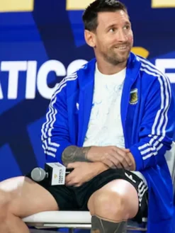 Leo Messi Fanatics Fest NYC 2026 Blue Jacket Side View