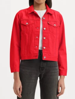Levis-Womens-Red-Denim-Trucker-Jacket