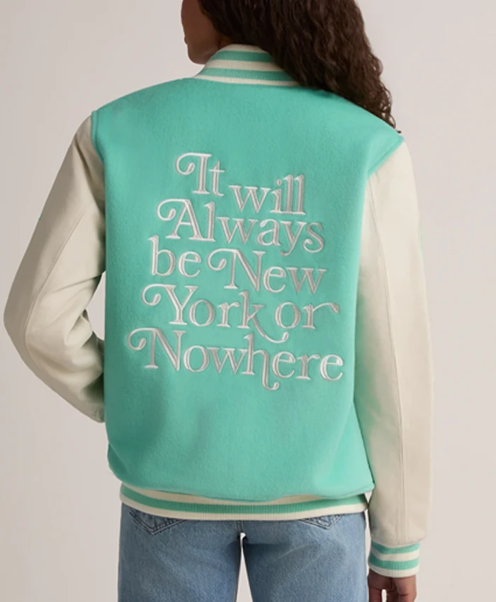 Liberty New York or Nowhere Motto Varsity Jacket