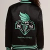 Liberty New York or Nowhere Twin Flame Varsity Jacket