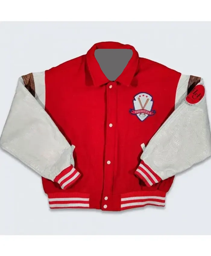 Louisville Slugger 80’s Red And Cream Jacket