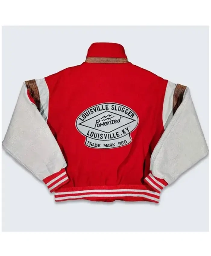 Louisville Slugger Red And Cream 80’s Jacket