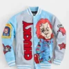Love Hurts Chucky Varsity Jacket