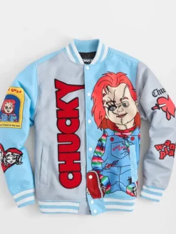 Love Hurts Chucky Varsity Jacket