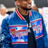 MLB All-Star Atlanta Braves Usher Blue Varsity Jacket
