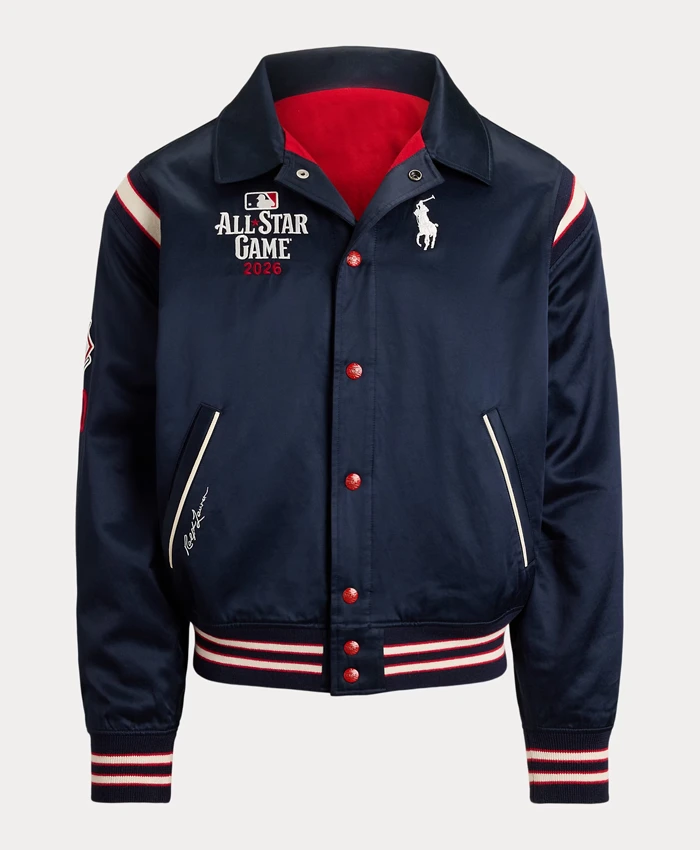 MLB All-Star Game 2026 Navy Polo Ralph Lauren Jacket