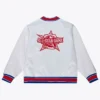 MLB All-Star Game Philadelphia 2026 White Full-Zip Jacket Back View
