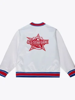 MLB All-Star Game Philadelphia 2026 White Full-Zip Jacket Back View