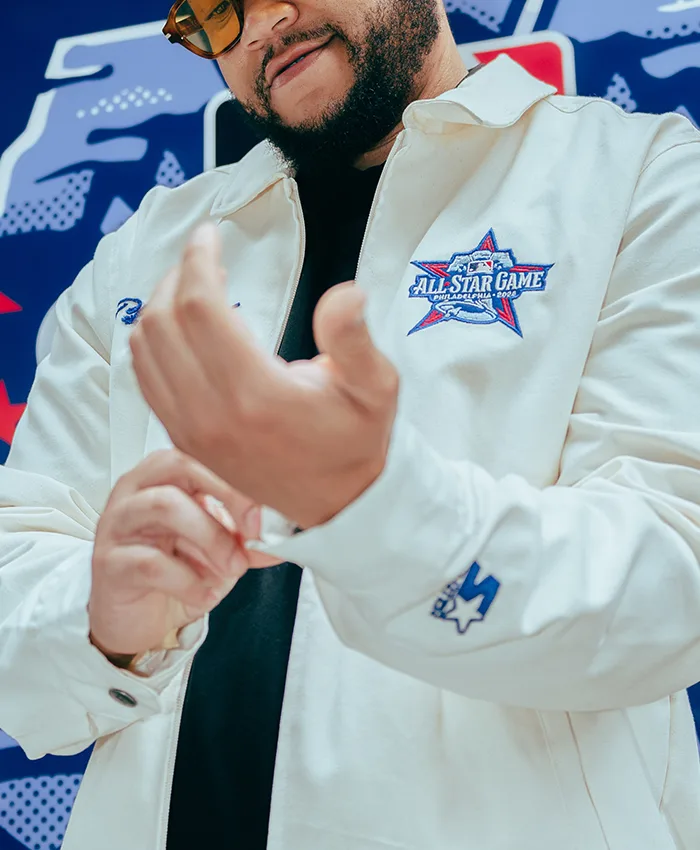 MLB All Star Game Philly 2026 White Starter Jacket Sale