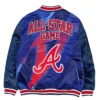 MLB Atlanta Braves All-Star Usher Blue Varsity Jacket