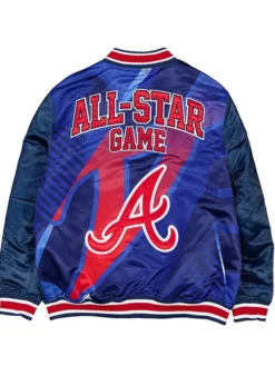 MLB Atlanta Braves All-Star Usher Blue Varsity Jacket