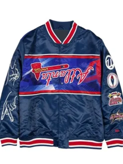 MLB Atlanta Braves Usher All-Star Blue Varsity Jacket
