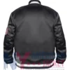 MLB Philadelphia Phillies All-Star Game 2026 Boyz II Men Black Satin Varsity Jacket back view