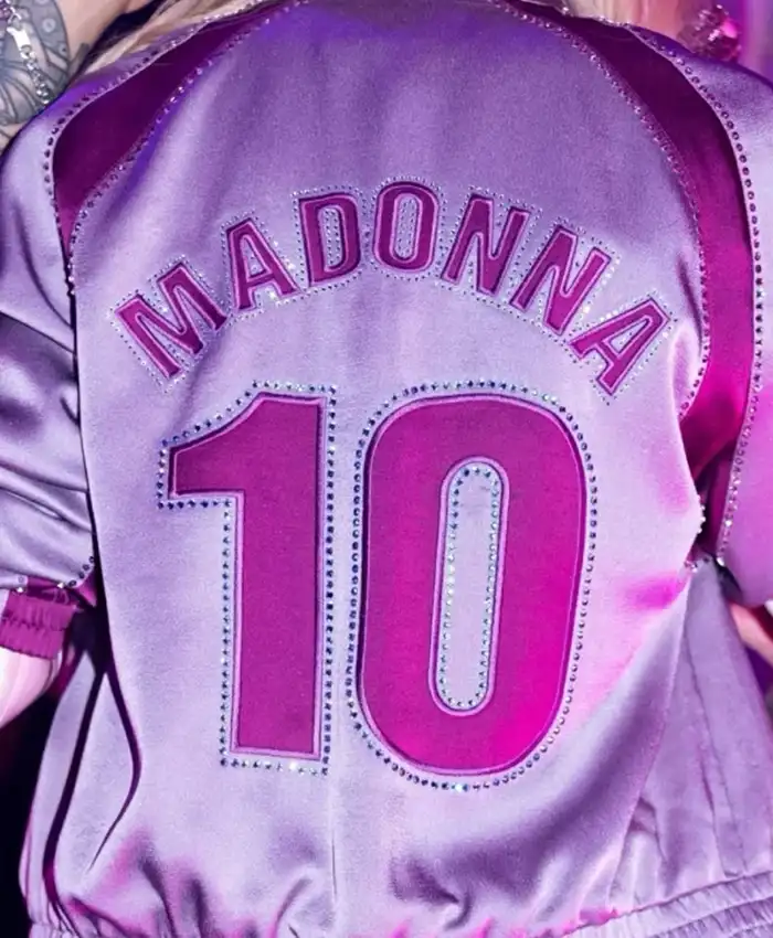 Madonna FIFA World Cup Final Halftime Show Jacket Back View