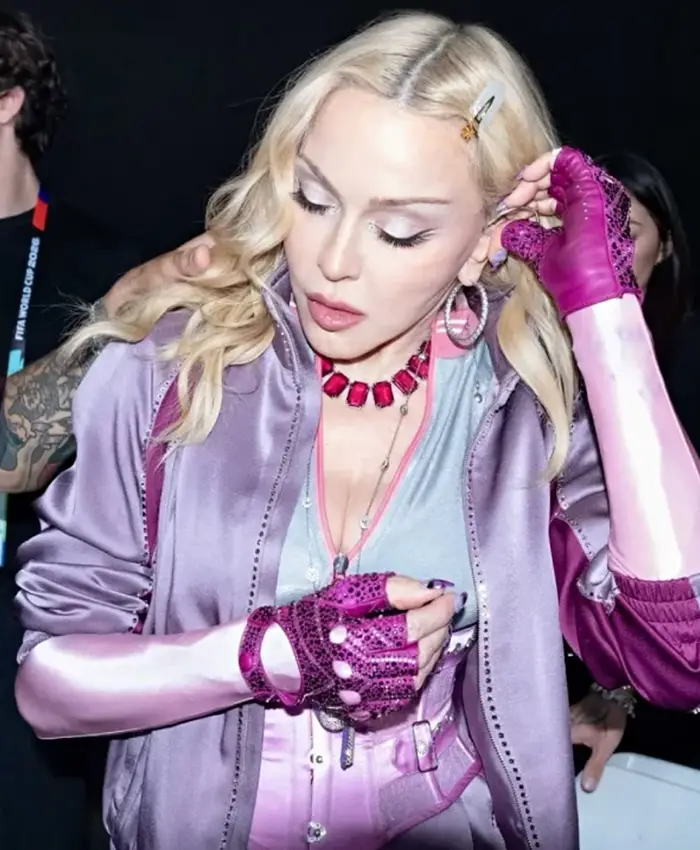 Madonna FIFA World Cup Final Halftime Show Jacket Front View