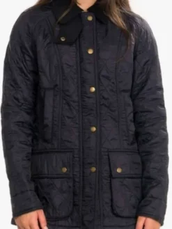 Mariah Robinson Reacher S03 Quilted Jacket Front View