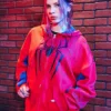Marvel Spider-Man Girls Oversized Red Hoodie