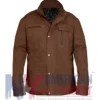 Matus Lajcak The Strangers Chapter 1 2024 Brown Cotton Jacket front view