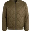 Derek Rivera Mayor of Kingstown S04 Cortez Brown Quilted Bomber Jacket