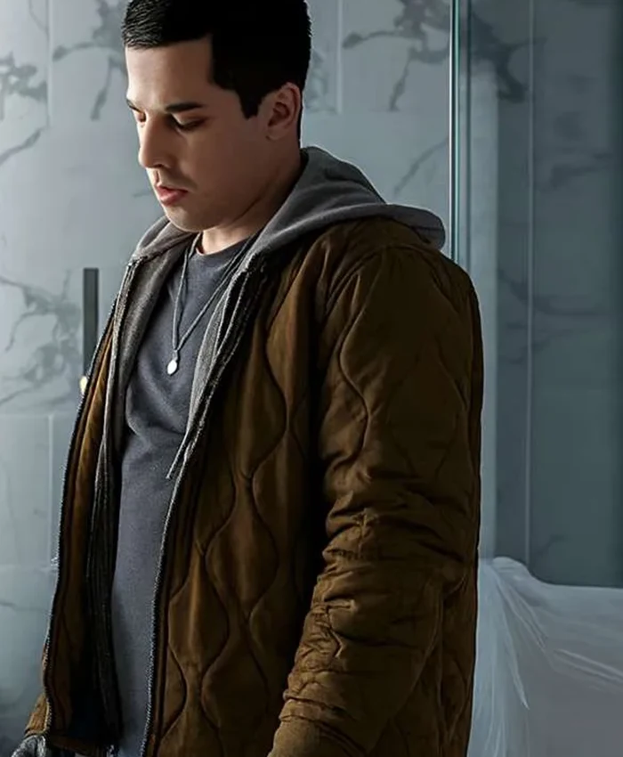 Mayor of Kingstown S04 Derek Rivera Quilted Jacket