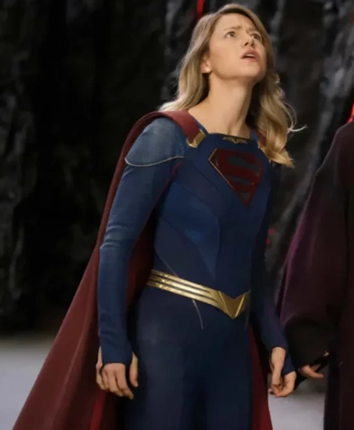 Melissa Benoist Supergirl Blue Costume Jacket