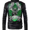 Members Only Spiked Halloween Leather Jacket