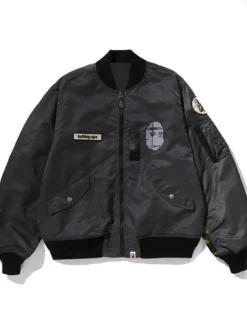 Men's Bomber Multi Patch Jacket