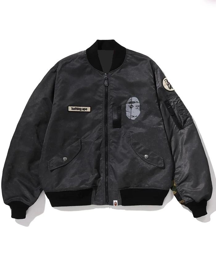 Men's Bomber Multi Patch Jacket