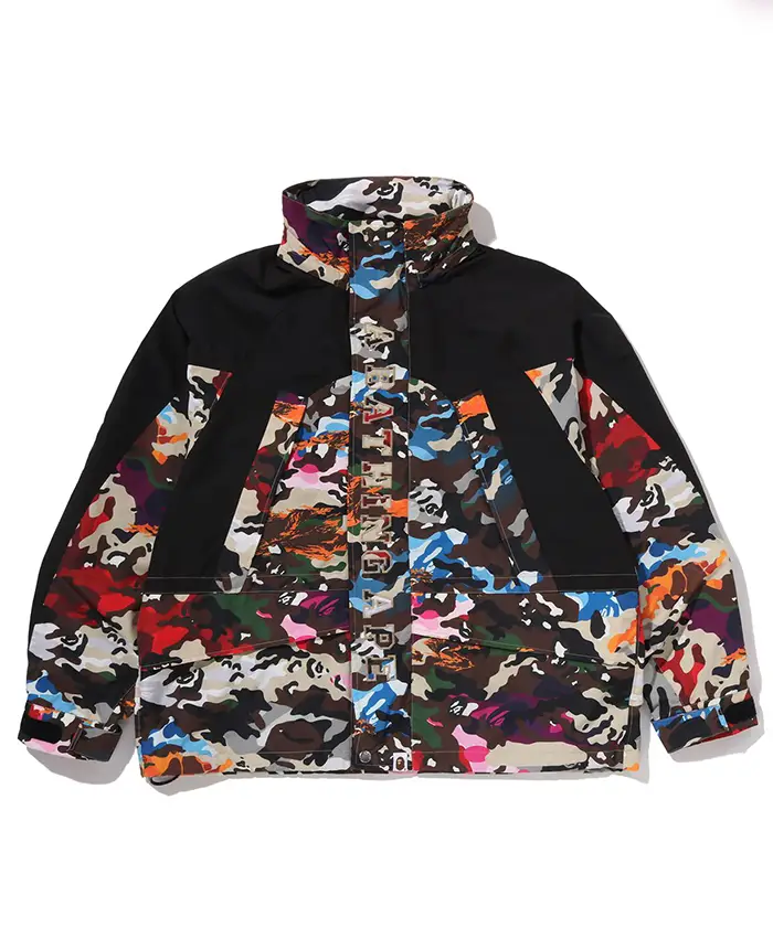 Men's Hybrid Snowboard Camo Jacket