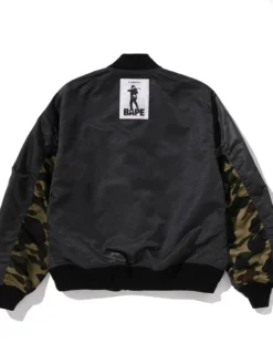 Men's Multi Patch Bomber Jacket