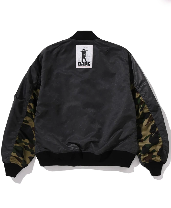 Men's Multi Patch Bomber Jacket