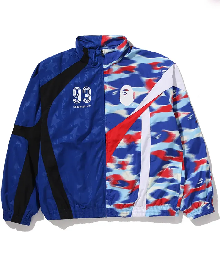 Men's Stand Collar Split Track Jacket